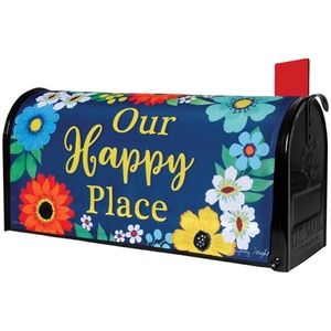 Carson magnetic Mailbox Cover 'Happy Floral'